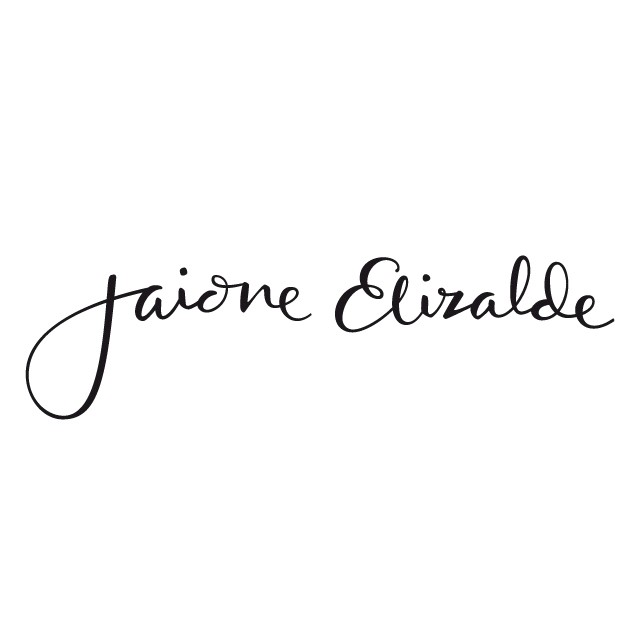 Primer logotipo de Jaione Elizalde con la técnica de lettering